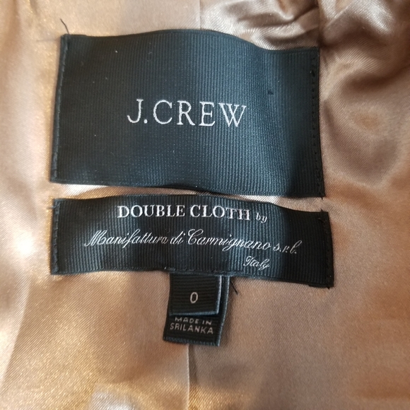 J.Crew Lady Coat Double Cloth Size 0 - Picture 7 of 16